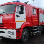 Автоцистерна пожарная АЦ 4,0-40 (43253) на шасси КАМАЗ