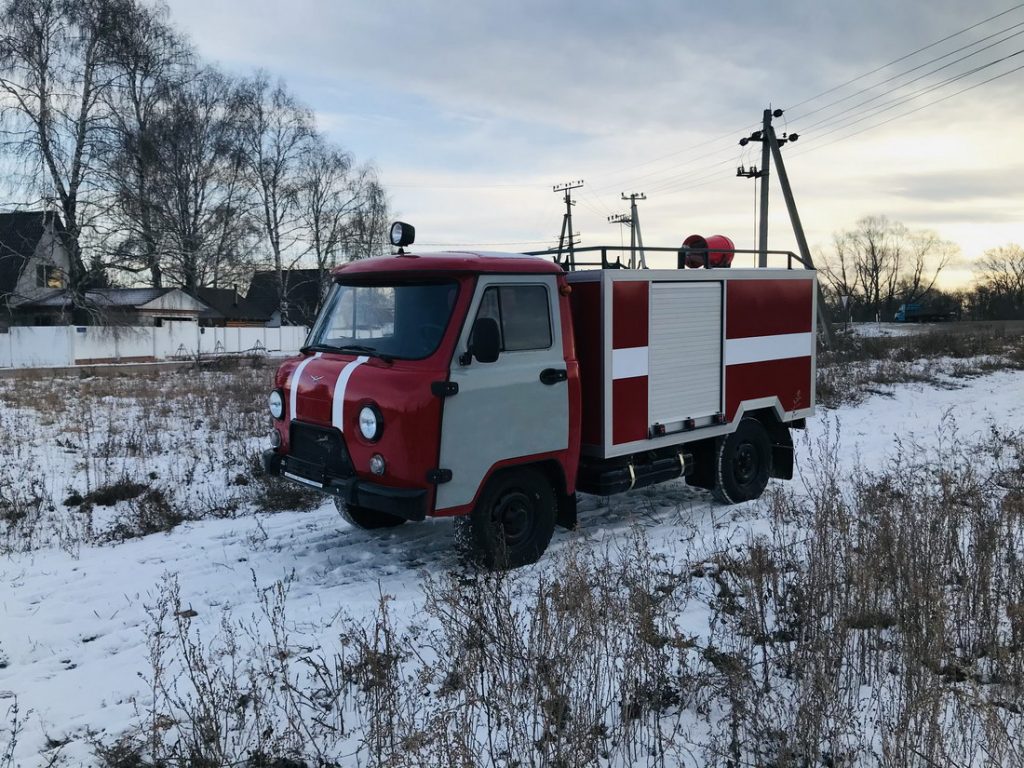 специальная пожарная техника МПК – 0,8 на шасси УАЗ - 330365